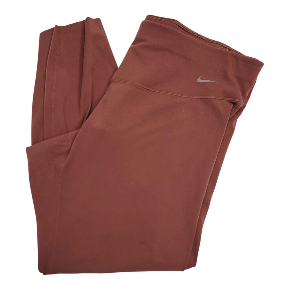 Nike Zenvy Gentle Support High Rise 7/8 Leggings Womens 2X Brown Yoga